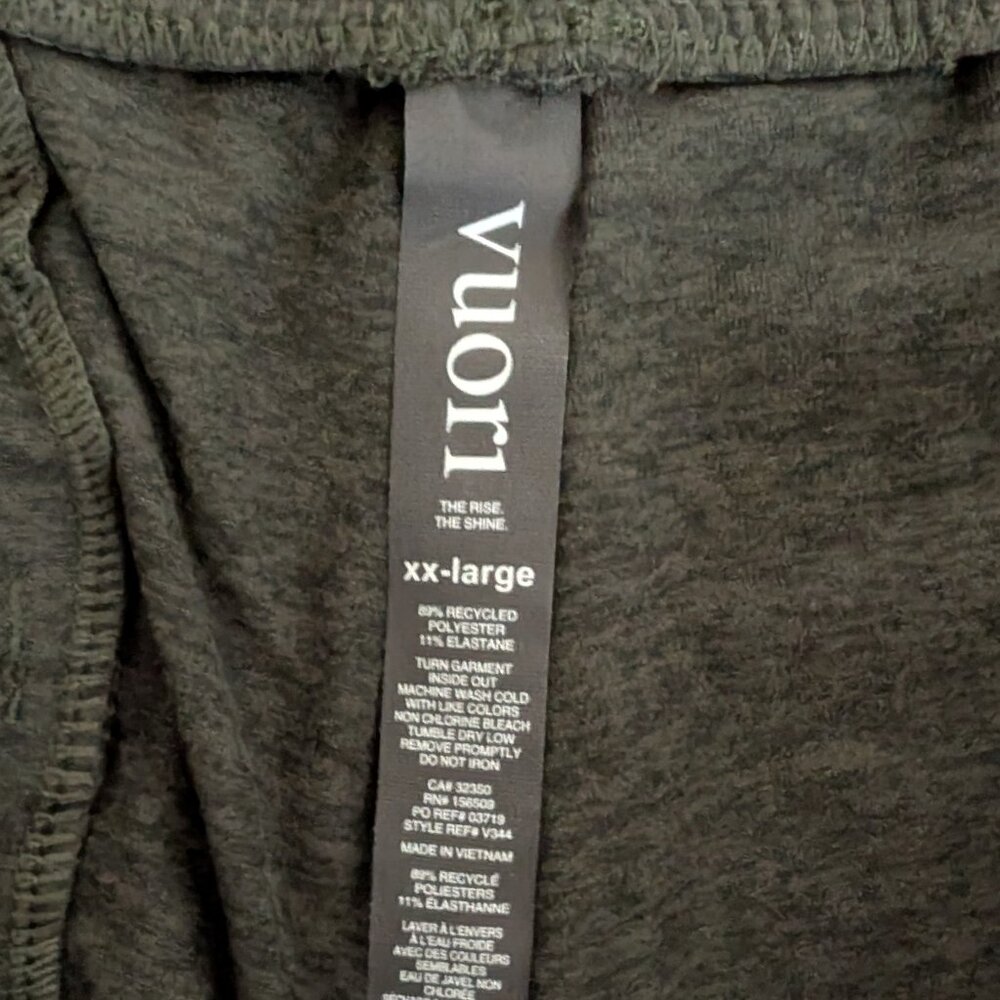 NWT Vuori Ponto Short Oregano Heather XXL Performance Athletic - Picture 7 of 8